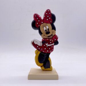 Minnie in legno creazione artigianale